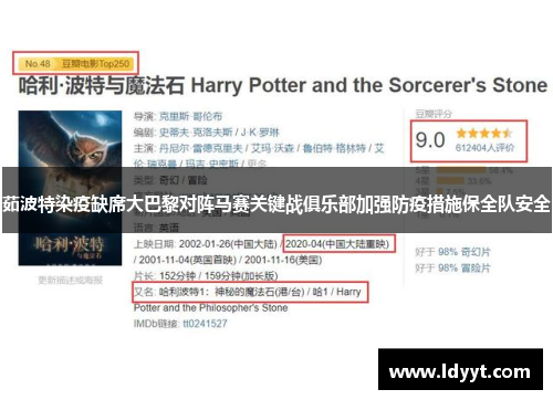 茹波特染疫缺席大巴黎对阵马赛关键战俱乐部加强防疫措施保全队安全